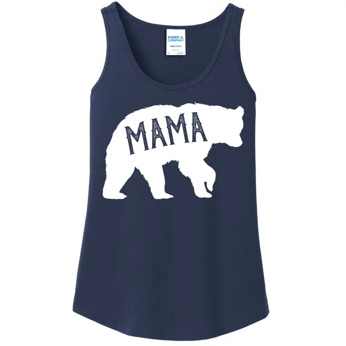 Retro Mama Bear Ladies Essential Tank