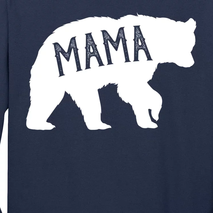 Retro Mama Bear Tall Long Sleeve T-Shirt