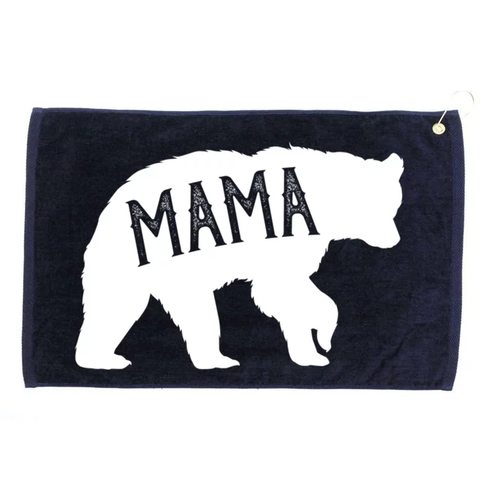 Retro Mama Bear Grommeted Golf Towel