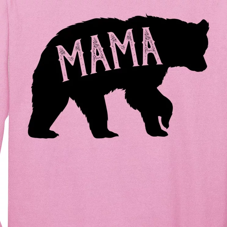 Retro Mama Bear Long Sleeve Shirt