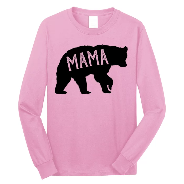 Retro Mama Bear Long Sleeve Shirt