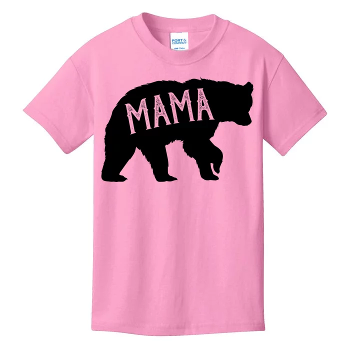 Retro Mama Bear Kids T-Shirt