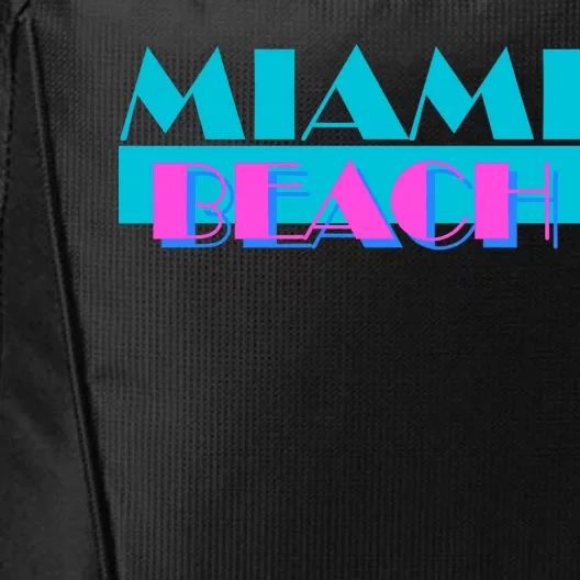 Retro Miami Beach Logo City Backpack