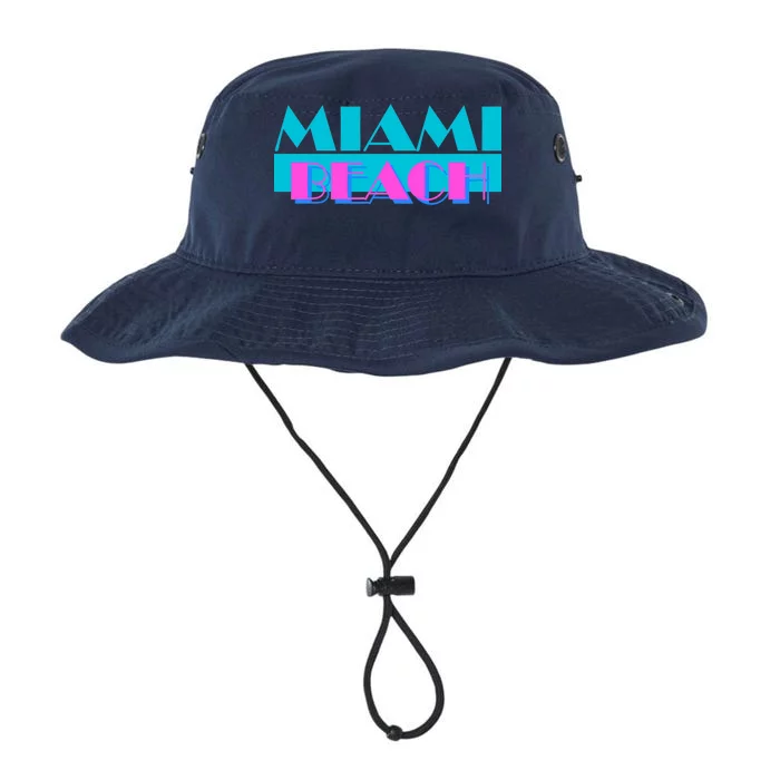 Retro Miami Beach Logo Legacy Cool Fit Booney Bucket Hat