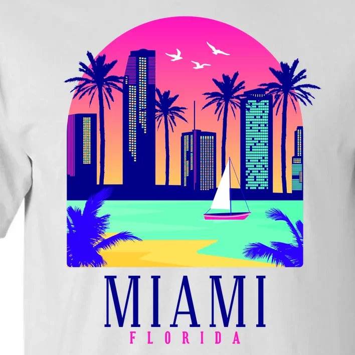 Retro Miami Florida Tall T-Shirt