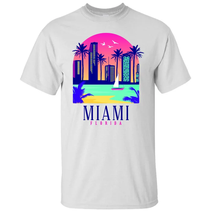 Retro Miami Florida Tall T-Shirt