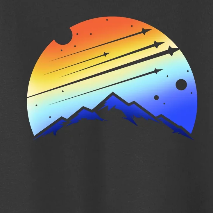 Retro Mountain Stars Toddler T-Shirt