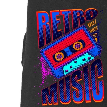 Retro Music Neon Doggie 3-End Fleece Hoodie