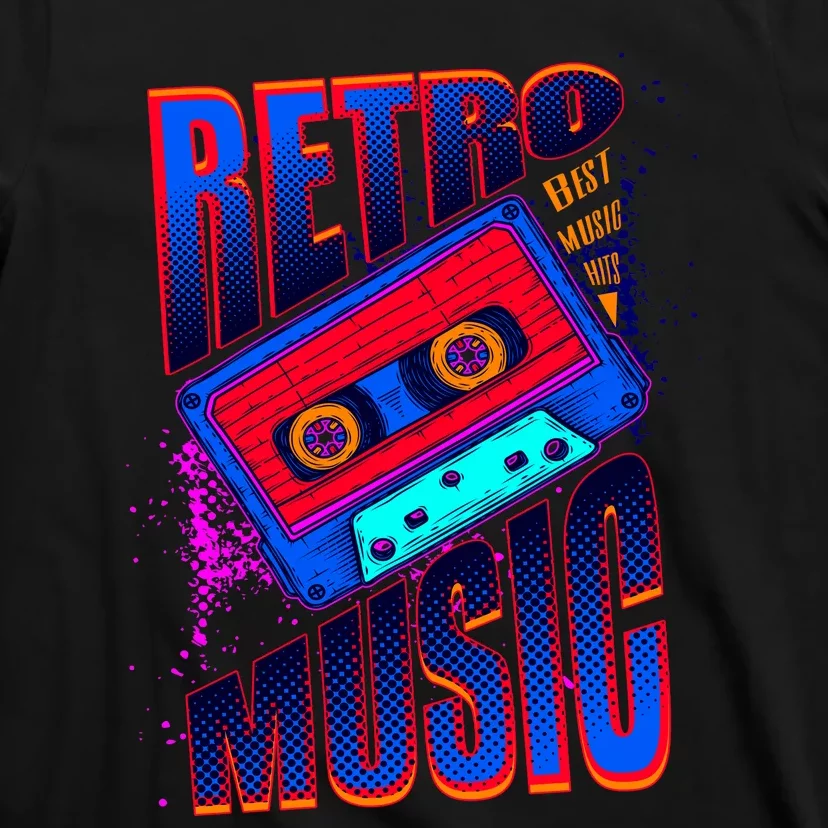 Retro Music Neon T-Shirt