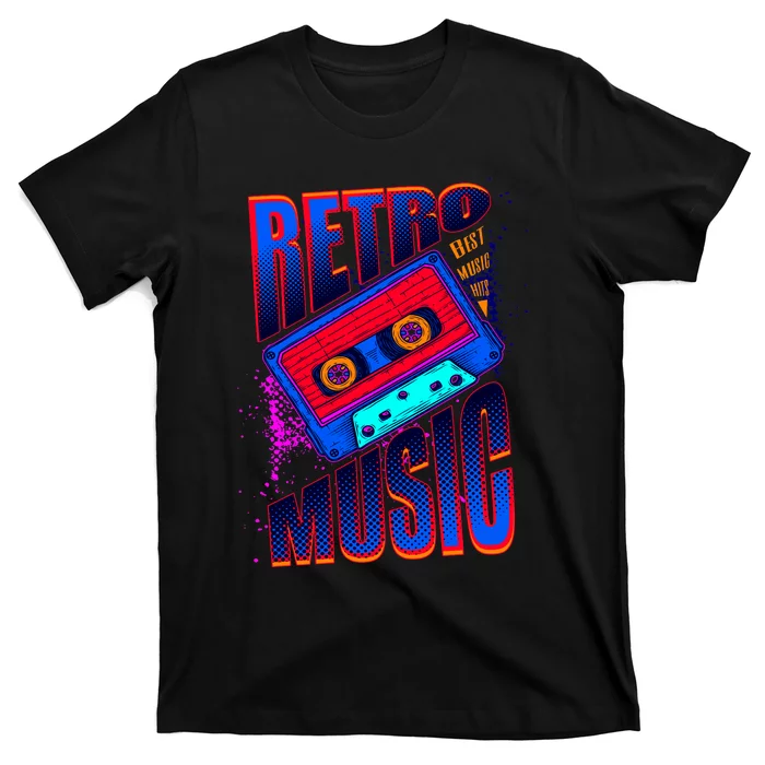 Retro Music Neon T-Shirt