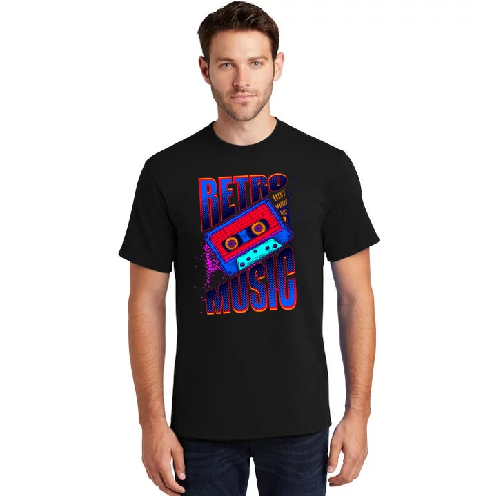 Retro Music Neon Tall T-Shirt