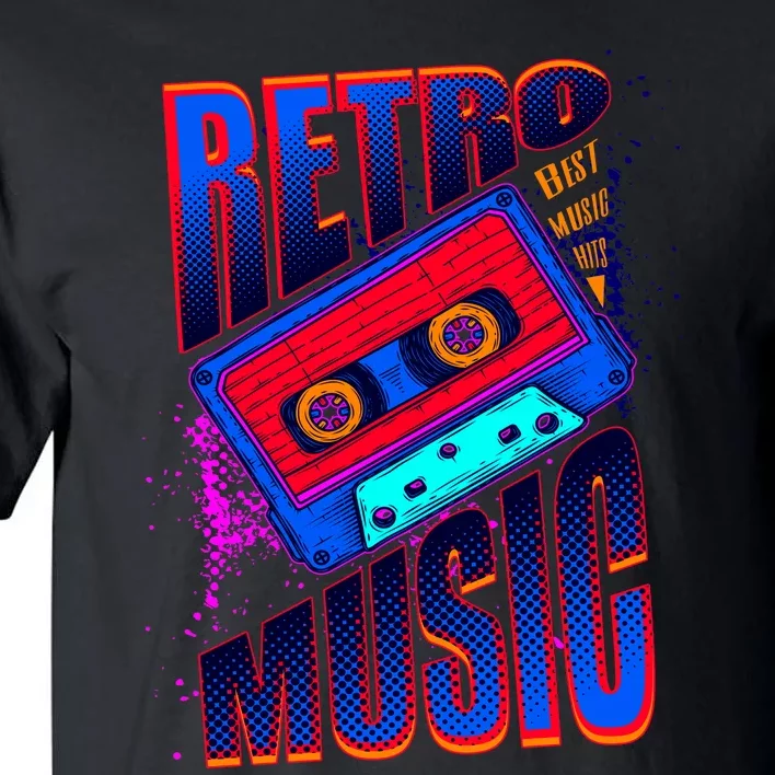 Retro Music Neon Tall T-Shirt