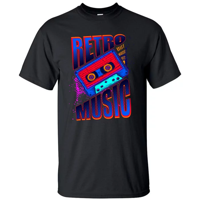 Retro Music Neon Tall T-Shirt