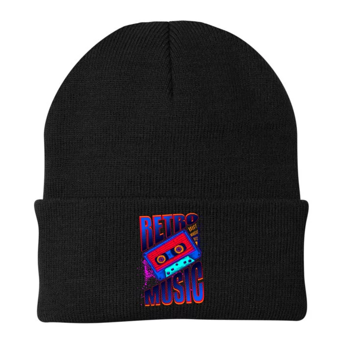 Retro Music Neon Knit Cap Winter Beanie