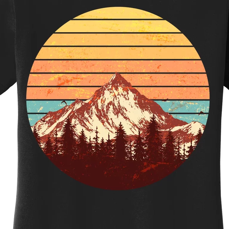 Retro Nature Mountains Women's T-Shirt