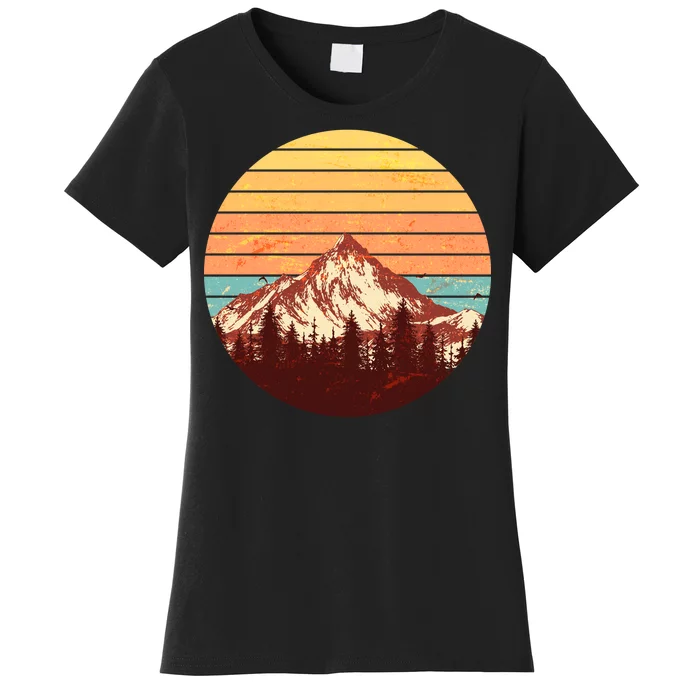 Retro Nature Mountains Women's T-Shirt