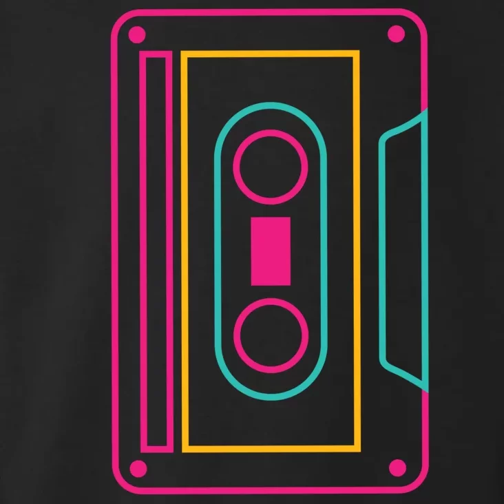 Retro Neon Cassette Tape Toddler Hoodie