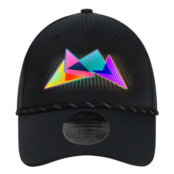 Retro Neon Geometric Performance The Dyno Cap