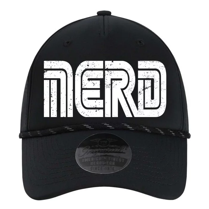 Retro Nerd Gamer Logo Performance The Dyno Cap