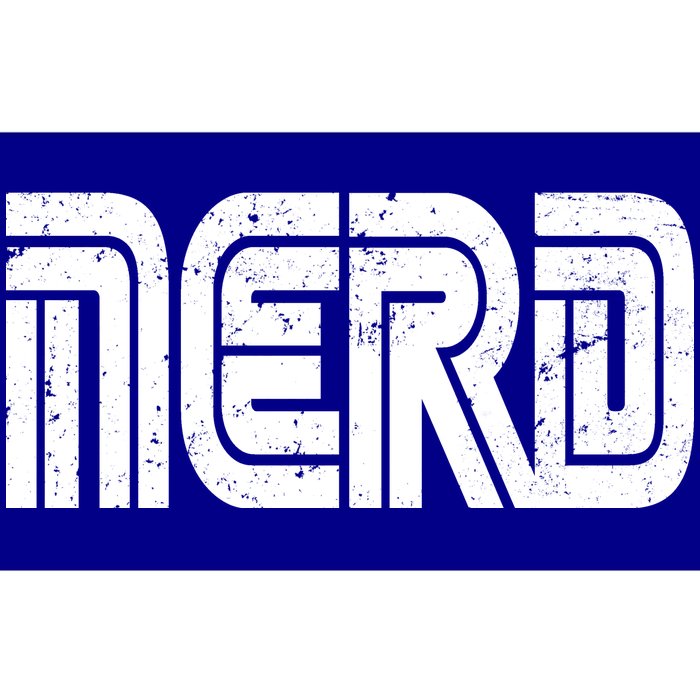 Retro Nerd Gamer Logo Bumper Sticker