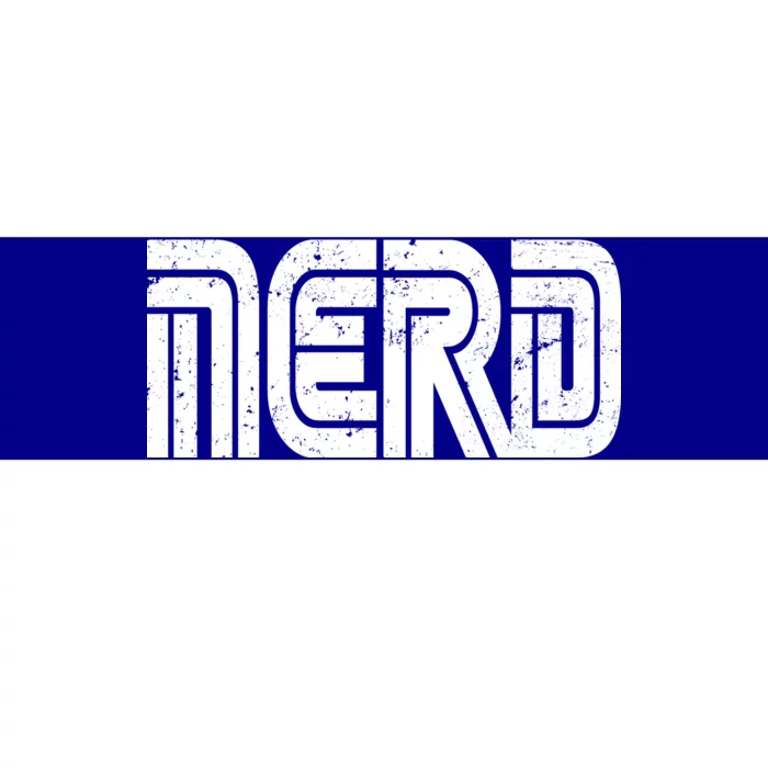 Retro Nerd Gamer Logo Bumper Sticker