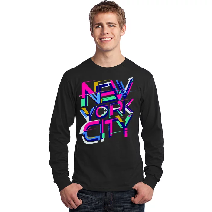 Retro New York City Long Sleeve Shirt