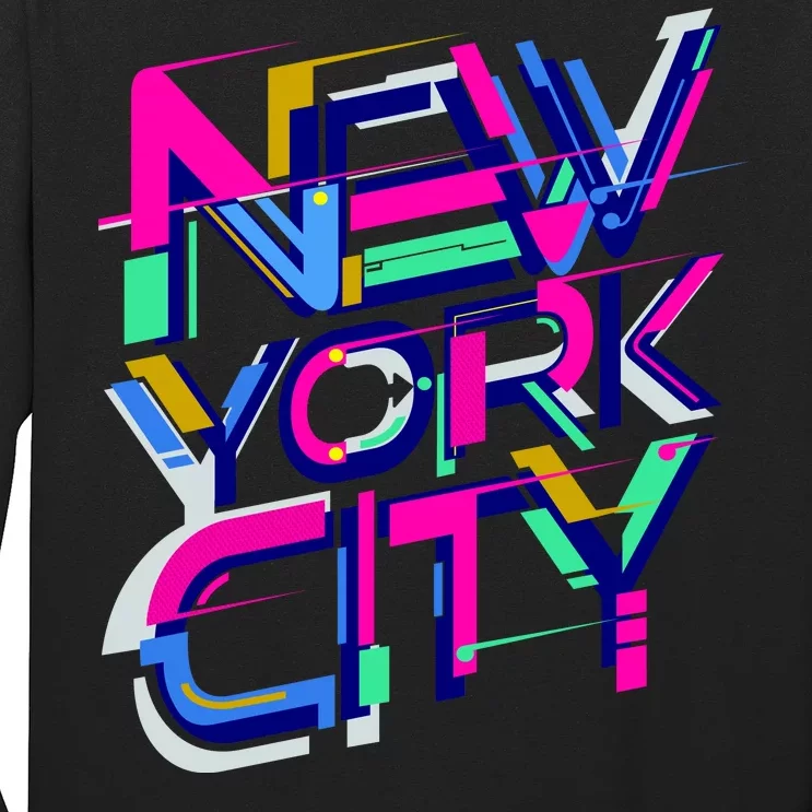 Retro New York City Long Sleeve Shirt