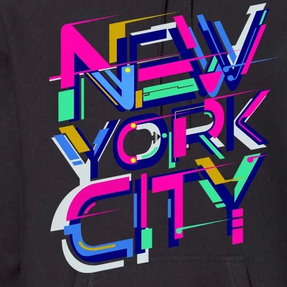 Retro New York City Premium Hoodie