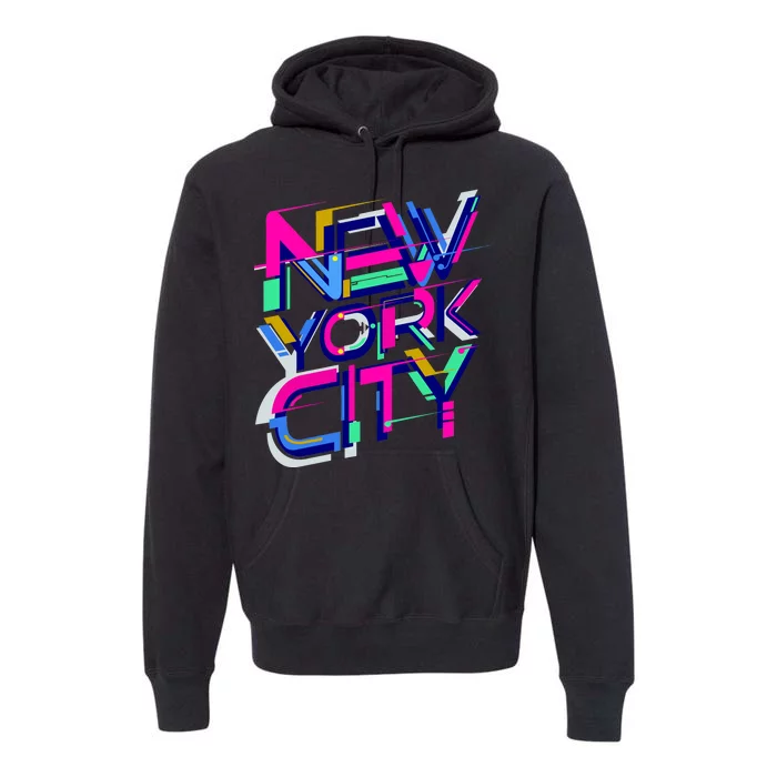 Retro New York City Premium Hoodie