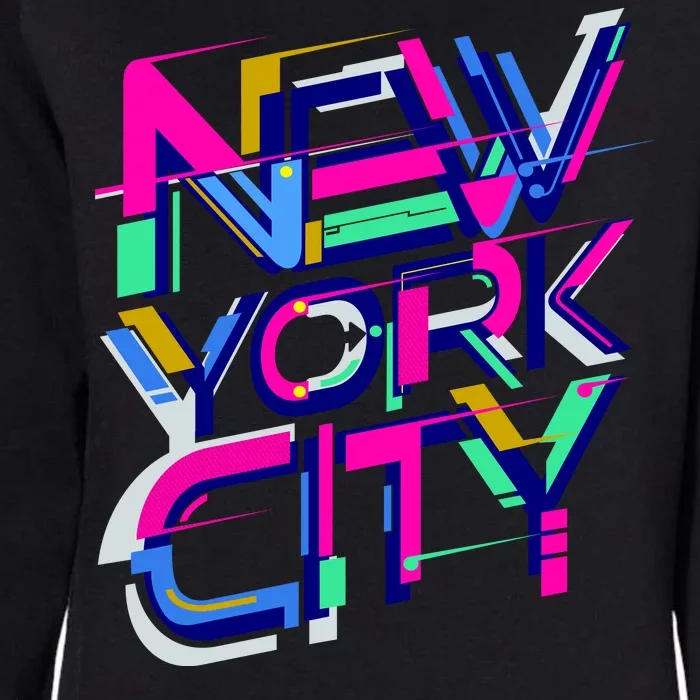 Retro New York City Womens California Wash Sweatshirt