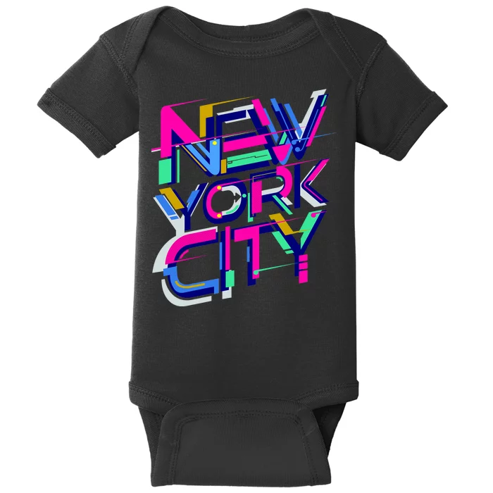 Retro New York City Baby Bodysuit