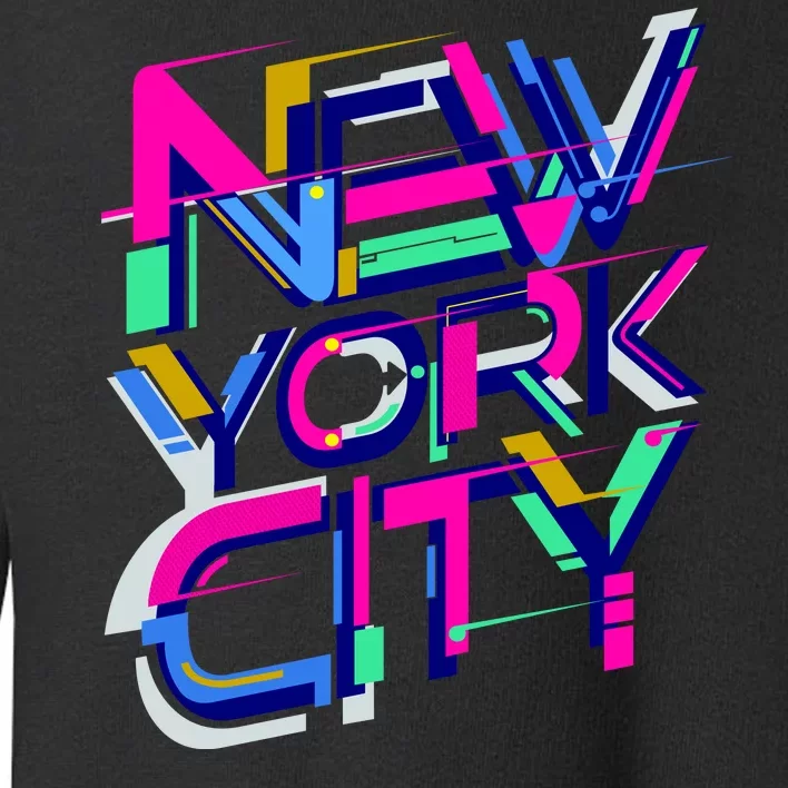 Retro New York City Toddler Sweatshirt