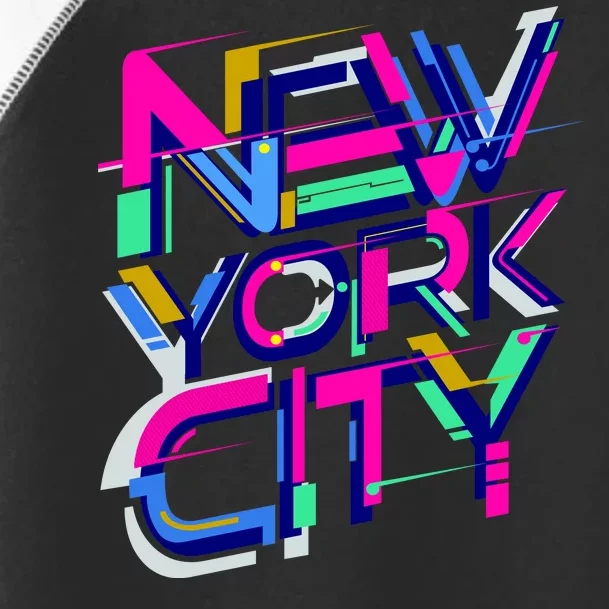 Retro New York City Toddler Fine Jersey T-Shirt