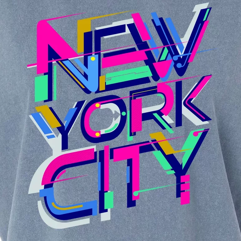 Retro New York City Garment-Dyed Women's Muscle Tee