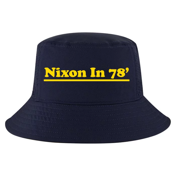 Retro Nixon In 78' For President 1978 USA Cool Comfort Performance Bucket Hat