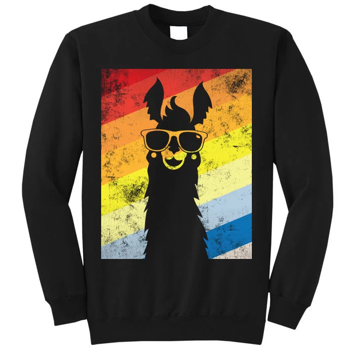 Retro No Drama Llama Tall Sweatshirt