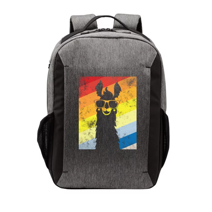 Retro No Drama Llama Vector Backpack