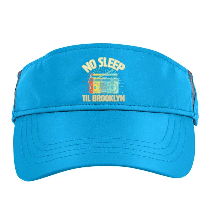 Retro No Sleep Til Brooklyn Adult Drive Performance Visor