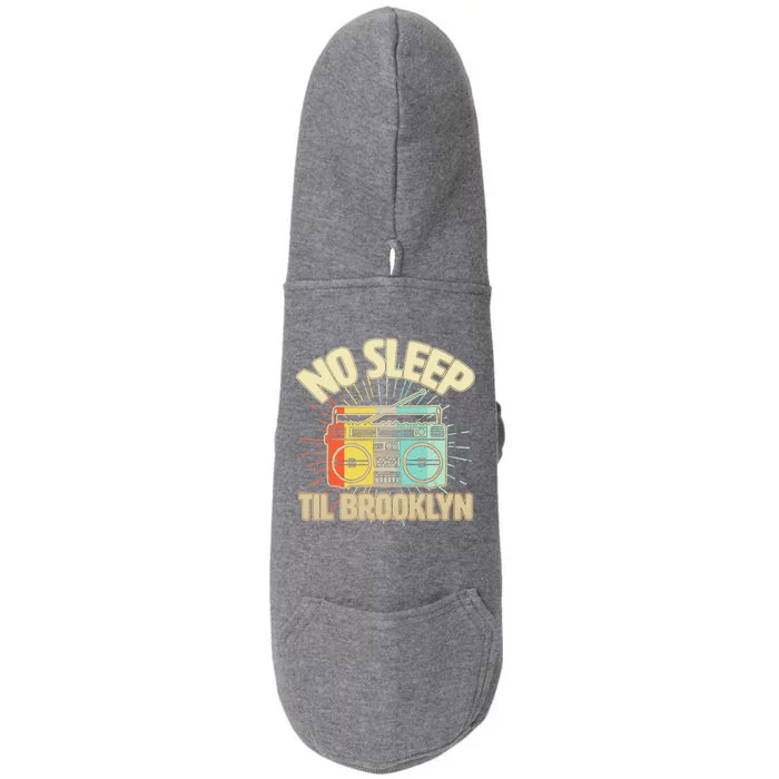 Retro No Sleep Til Brooklyn Doggie 3-End Fleece Hoodie