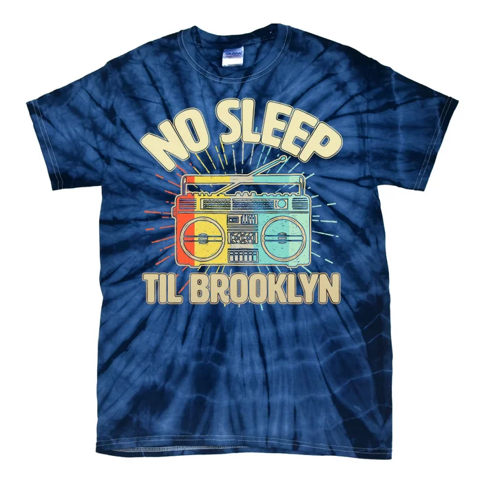 Retro No Sleep Til Brooklyn Tie-Dye T-Shirt