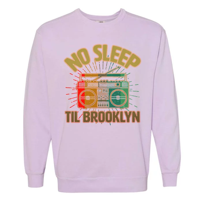 Retro No Sleep Til Brooklyn Garment-Dyed Sweatshirt