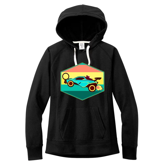 Retro Octane Rocket Soccer Vintage Women's Fleece Hoodie