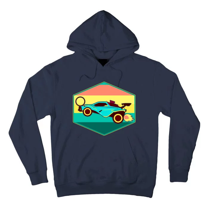 Retro Octane Rocket Soccer Vintage Tall Hoodie