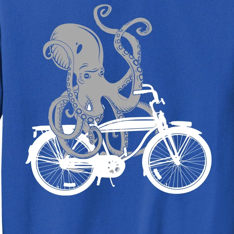 Retro Octopus Bike Tall Sweatshirt