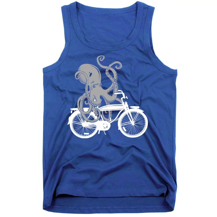 Retro Octopus Bike Tank Top