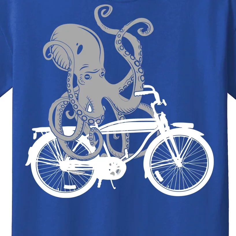 Retro Octopus Bike Kids T-Shirt