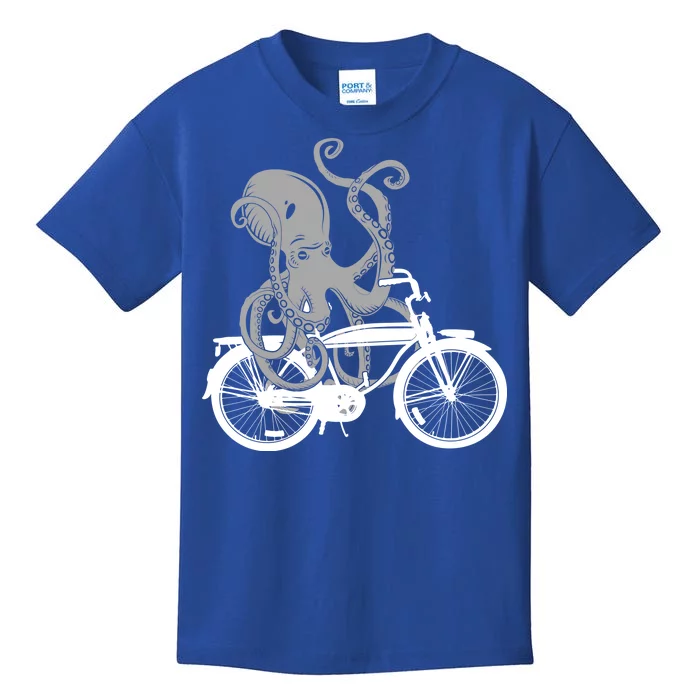 Retro Octopus Bike Kids T-Shirt