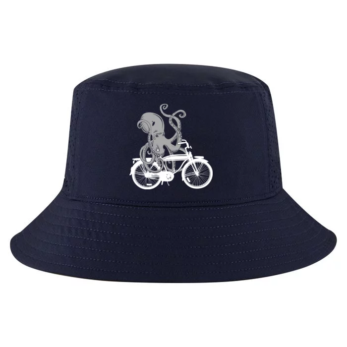 Retro Octopus Bike Cool Comfort Performance Bucket Hat