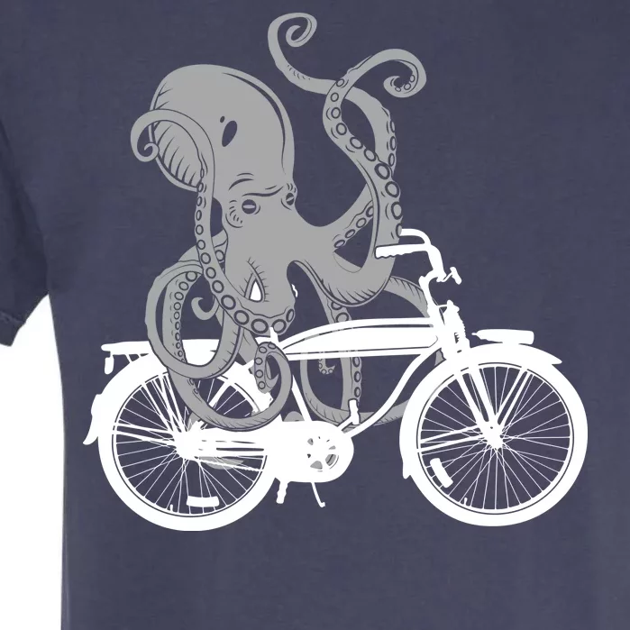 Retro Octopus Bike Garment-Dyed Heavyweight T-Shirt