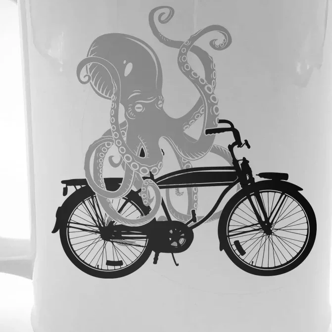 Retro Octopus Bike Front & Back Beer Stein